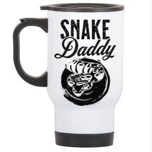 Snake Lover Father Daddy Herpetology  Stainless Steel Travel Mug