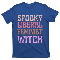 Spooky Liberal Feminist Witch Retro Distressed Meaningful Gift T-Shirt