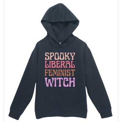 Spooky Liberal Feminist Witch Retro Distressed Meaningful Gift Urban Pullover Hoodie