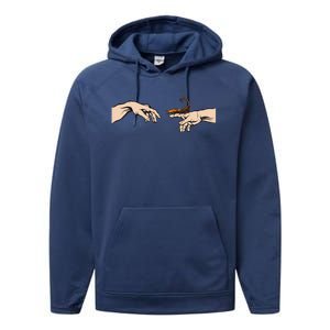 Scorpio Love Funny Scorpion Gift Performance Fleece Hoodie