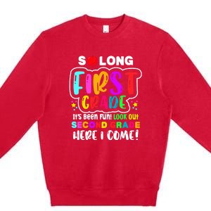 So Long First Grade Look Out Second Grade I Come Premium Crewneck Sweatshirt