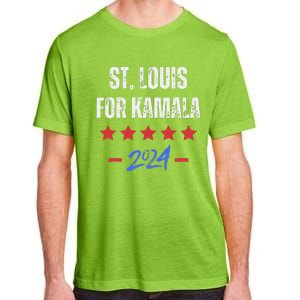 St. Louis For Kamala 2024 Dnc Kamala Harris Supporter Adult ChromaSoft Performance T-Shirt