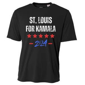 St. Louis For Kamala 2024 Dnc Kamala Harris Supporter Cooling Performance Crew T-Shirt