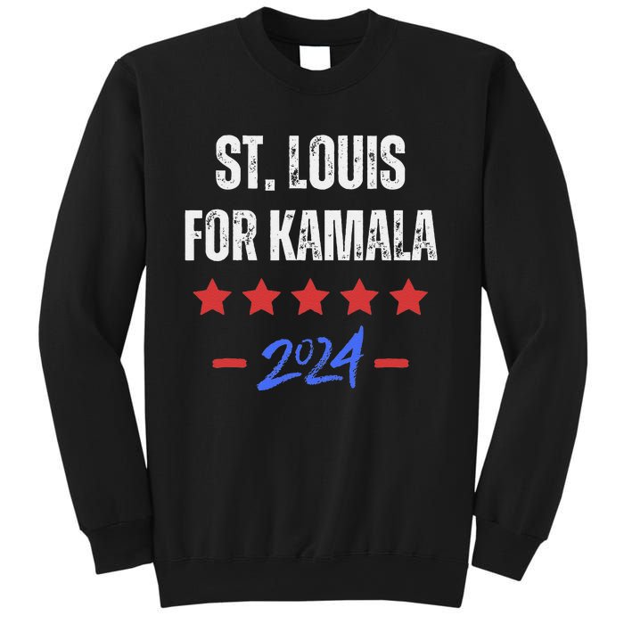 St. Louis For Kamala 2024 Dnc Kamala Harris Supporter Sweatshirt