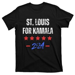 St. Louis For Kamala 2024 Dnc Kamala Harris Supporter T-Shirt