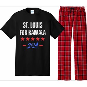 St. Louis For Kamala 2024 Dnc Kamala Harris Supporter Pajama Set