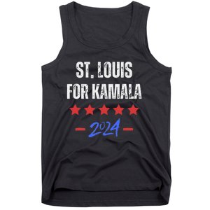 St. Louis For Kamala 2024 Dnc Kamala Harris Supporter Tank Top