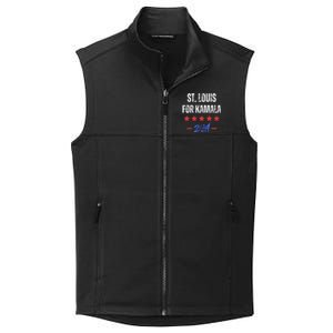 St. Louis For Kamala 2024 Dnc Kamala Harris Supporter Collective Smooth Fleece Vest