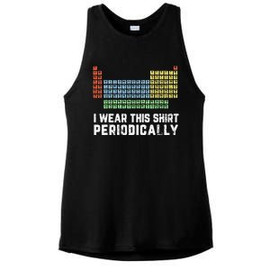 Science Lover Funny Chemistry Periodic Table Science Pun Ladies PosiCharge Tri-Blend Wicking Tank