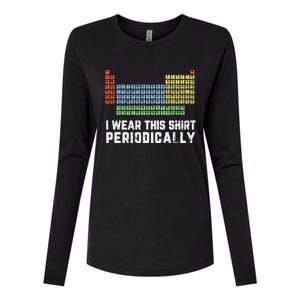 Science Lover Funny Chemistry Periodic Table Science Pun Womens Cotton Relaxed Long Sleeve T-Shirt