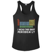 Science Lover Funny Chemistry Periodic Table Science Pun Ladies PosiCharge Competitor Racerback Tank