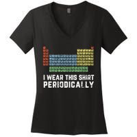 Science Lover Funny Chemistry Periodic Table Science Pun Women's V-Neck T-Shirt