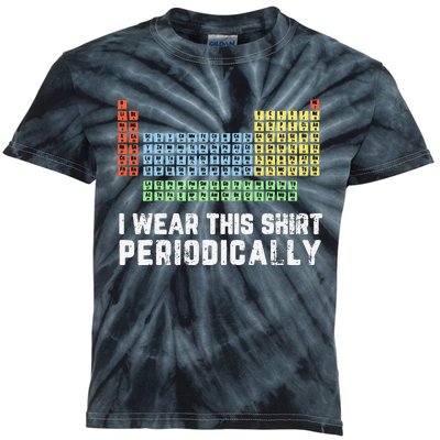 Science Lover Funny Chemistry Periodic Table Science Pun Kids Tie-Dye T-Shirt