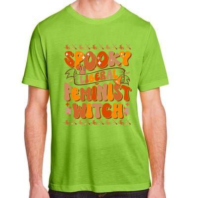 Spooky Liberal Feminist Witch Gift Adult ChromaSoft Performance T-Shirt