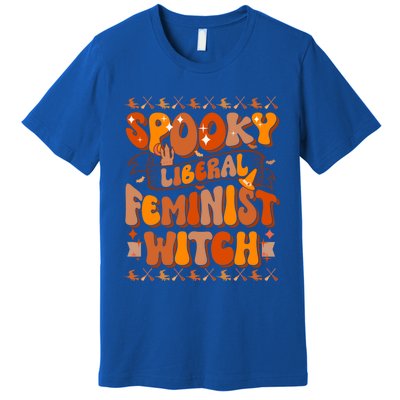 Spooky Liberal Feminist Witch Gift Premium T-Shirt