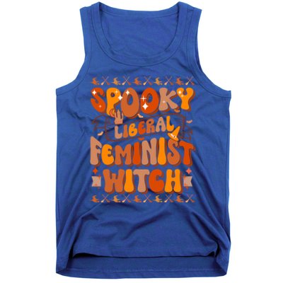 Spooky Liberal Feminist Witch Gift Tank Top