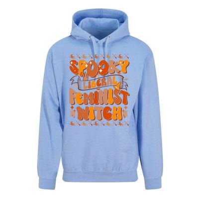 Spooky Liberal Feminist Witch Gift Unisex Surf Hoodie