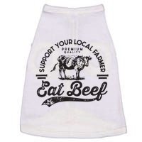 Support Local Farmers Farming Farmer Market Buy Eat Beef Doggie Tank