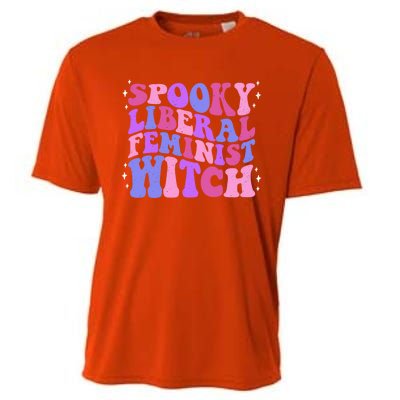 Spooky Liberal Feminist Witch Fall Rights Prochoice Meaningful Gift Cooling Performance Crew T-Shirt