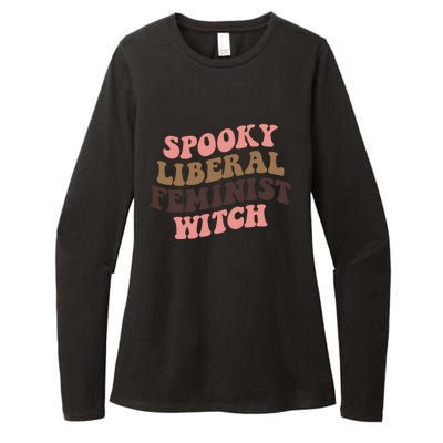 Spooky Liberal Feminist Witch S Rights Halloween Gift Womens CVC Long Sleeve Shirt