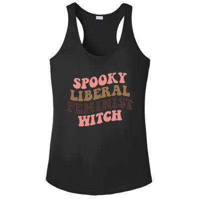 Spooky Liberal Feminist Witch S Rights Halloween Gift Ladies PosiCharge Competitor Racerback Tank