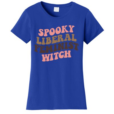 Spooky Liberal Feminist Witch S Rights Halloween Gift Women's T-Shirt