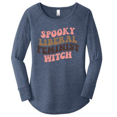 Spooky Liberal Feminist Witch S Rights Halloween Gift Women's Perfect Tri Tunic Long Sleeve Shirt