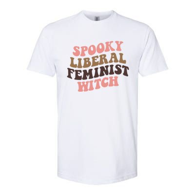 Spooky Liberal Feminist Witch S Rights Halloween Gift Softstyle® CVC T-Shirt