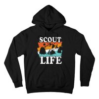 Scout Life Funny Scouting Lovers Camping Scout Vintage Hoodie