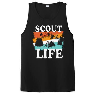 Scout Life Funny Scouting Lovers Camping Scout Vintage PosiCharge Competitor Tank