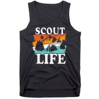 Scout Life Funny Scouting Lovers Camping Scout Vintage Tank Top