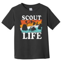 Scout Life Funny Scouting Lovers Camping Scout Vintage Toddler T-Shirt