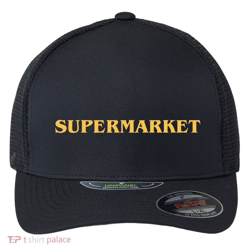 Supermarket Logic Fitted Flexfit Unipanel Trucker Cap