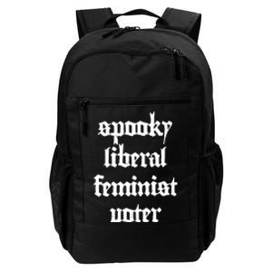 Spooky Liberal Feminist Voter Halloween Daily Commute Backpack