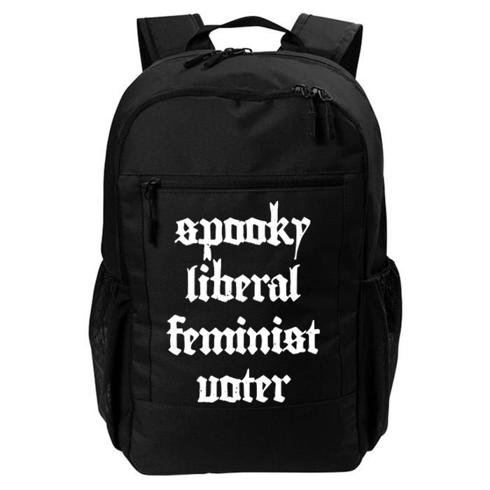 Spooky Liberal Feminist Voter Halloween Daily Commute Backpack