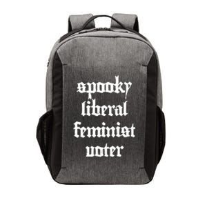 Spooky Liberal Feminist Voter Halloween Vector Backpack