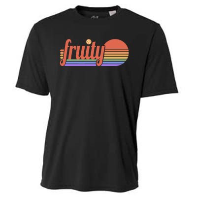 Subtle Lgbt Fruity Sapphic Cooling Performance Crew T-Shirt