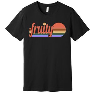 Subtle Lgbt Fruity Sapphic Premium T-Shirt