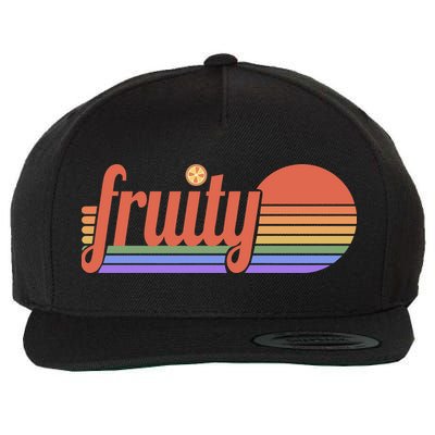 Subtle Lgbt Fruity Sapphic Wool Snapback Cap