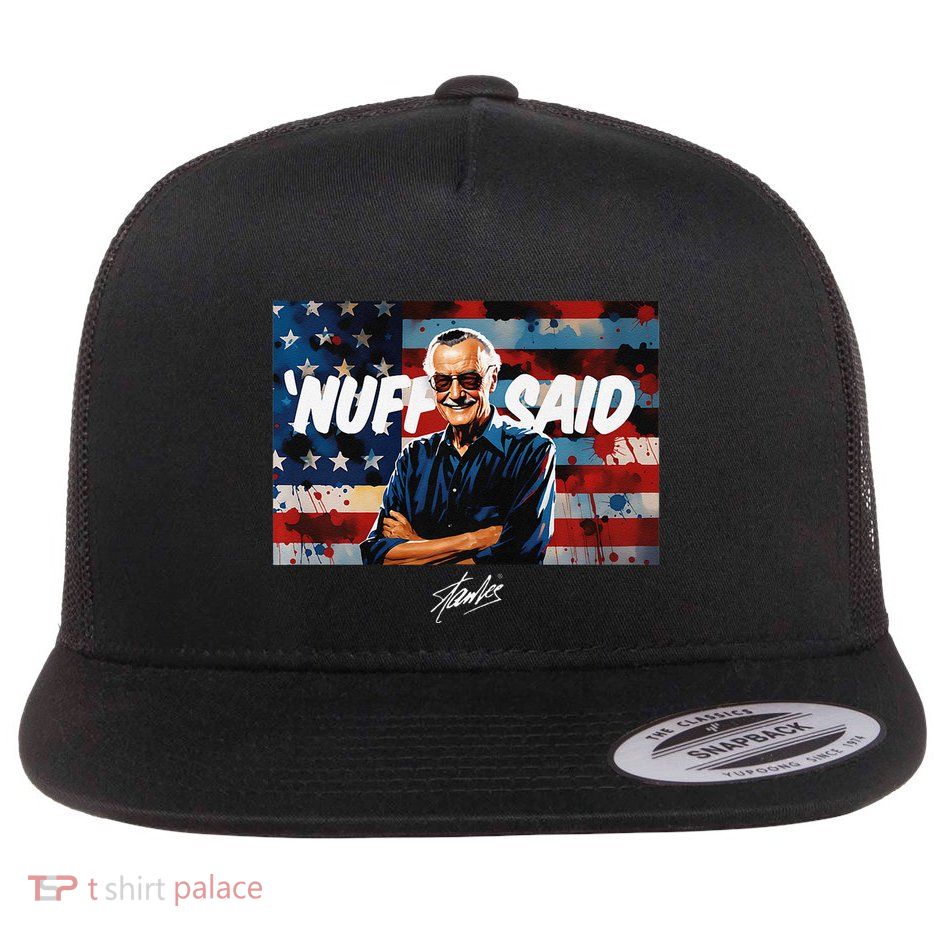Stan Lee Flag Premium Flat Bill Trucker Hat