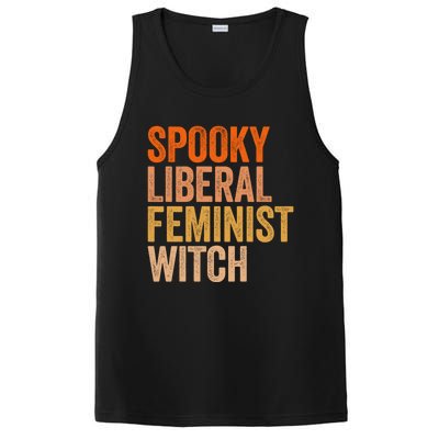 Spooky Liberal Feminist Witch Feminist Halloween Costume Cute Gift PosiCharge Competitor Tank