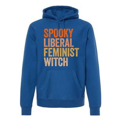 Spooky Liberal Feminist Witch Feminist Halloween Costume Cute Gift Premium Hoodie