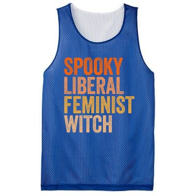 Spooky Liberal Feminist Witch Feminist Halloween Costume Cute Gift Mesh Reversible Basketball Jersey Tank