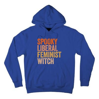 Spooky Liberal Feminist Witch Feminist Halloween Costume Cute Gift Tall Hoodie