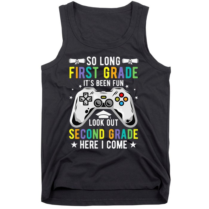 So Long First Grade second Grade Here I Come Graduation Tank Top