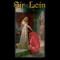Sir Loin Funny Sirloin Steak Joke Medieval Accolade Art Cooling Performance Crew T-Shirt
