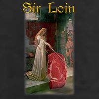 Sir Loin Funny Sirloin Steak Joke Medieval Accolade Art 15oz Campfire Ceramic Mug