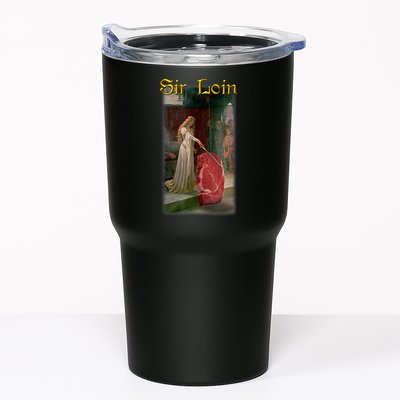 Sir Loin Funny Sirloin Steak Joke Medieval Accolade Art Tumbler