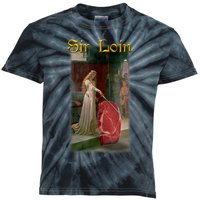 Sir Loin Funny Sirloin Steak Joke Medieval Accolade Art Kids Tie-Dye T-Shirt