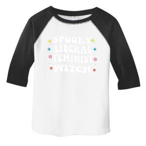 Spooky Liberal Feminist Witch Pro Choice Feminist Costume Gift Toddler Fine Jersey T-Shirt